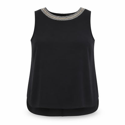 Womens UK Size 18 Atmosphere Black Basic Blouse