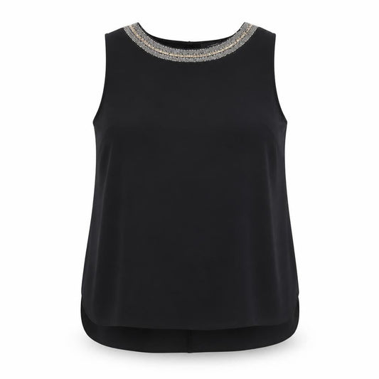 Womens UK Size 18 Atmosphere Black Basic Blouse