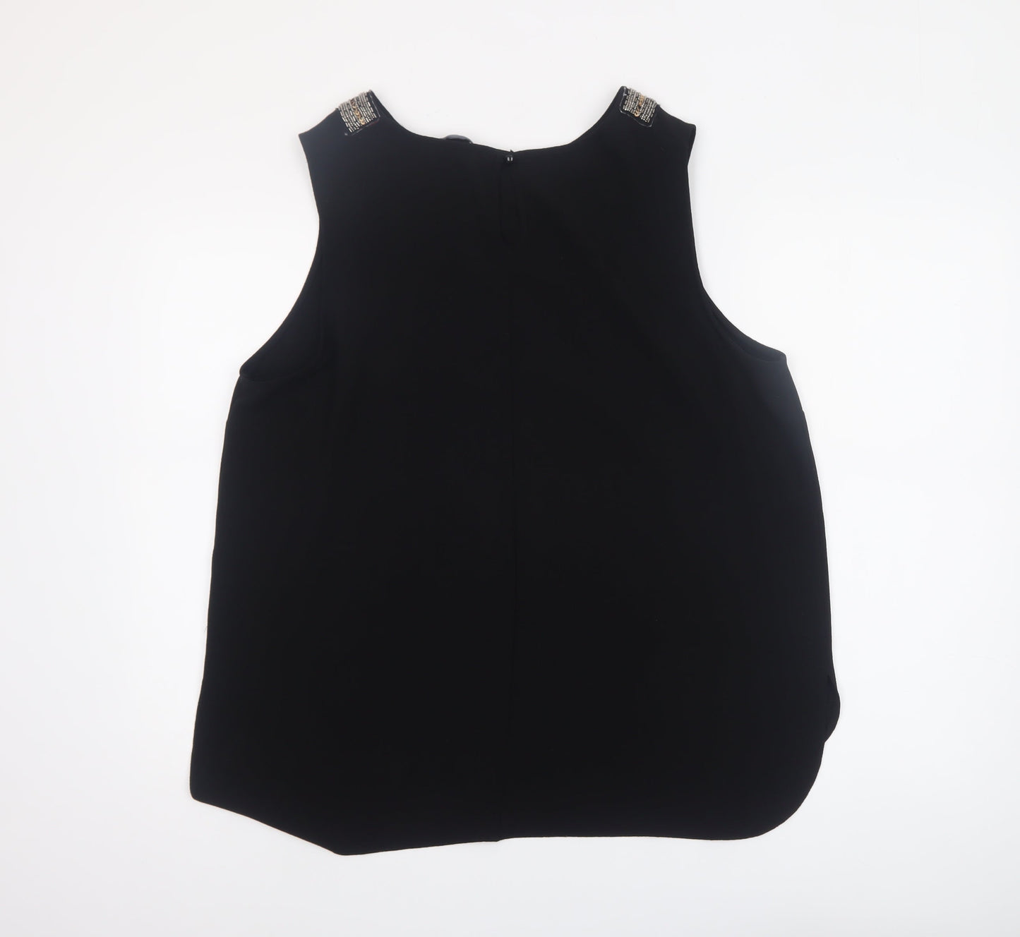 Womens UK Size 18 Atmosphere Black Basic Blouse
