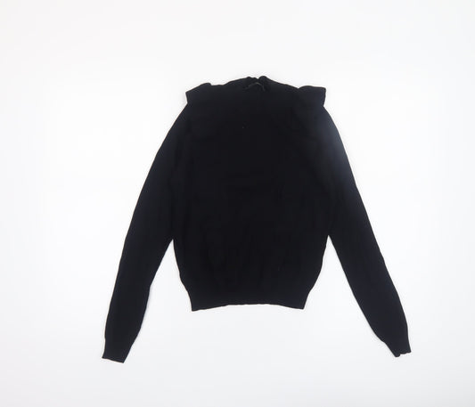 Womens UK Size 10 Zara Black Pullover Jumper