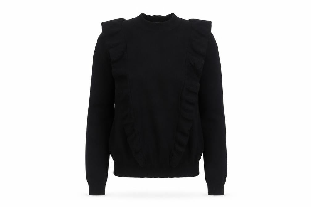 Womens UK Size 10 Zara Black Pullover Jumper