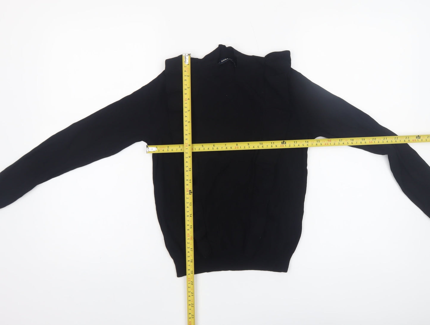 Womens UK Size 10 Zara Black Pullover Jumper