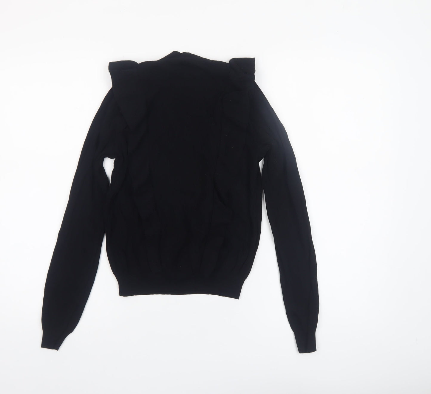 Womens UK Size 10 Zara Black Pullover Jumper