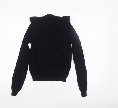 Womens UK Size 10 Zara Black Pullover Jumper