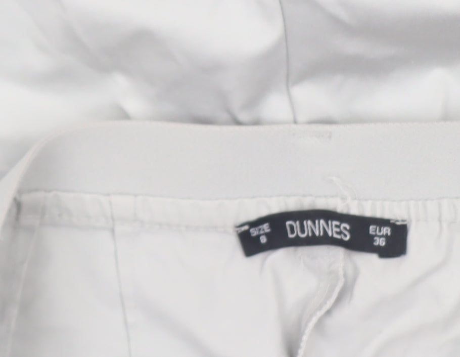 Womens UK Size 8 Dunnes Regular Fit Chino Beige Trousers