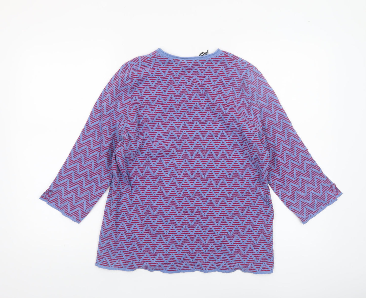 Womens UK Size 12 Olsen Purple Jersey T-Shirt