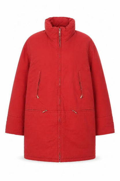 Womens UK Size 8 Hucke Red Parka Coat