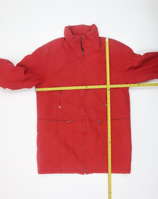 Womens UK Size 8 Hucke Red Parka Coat