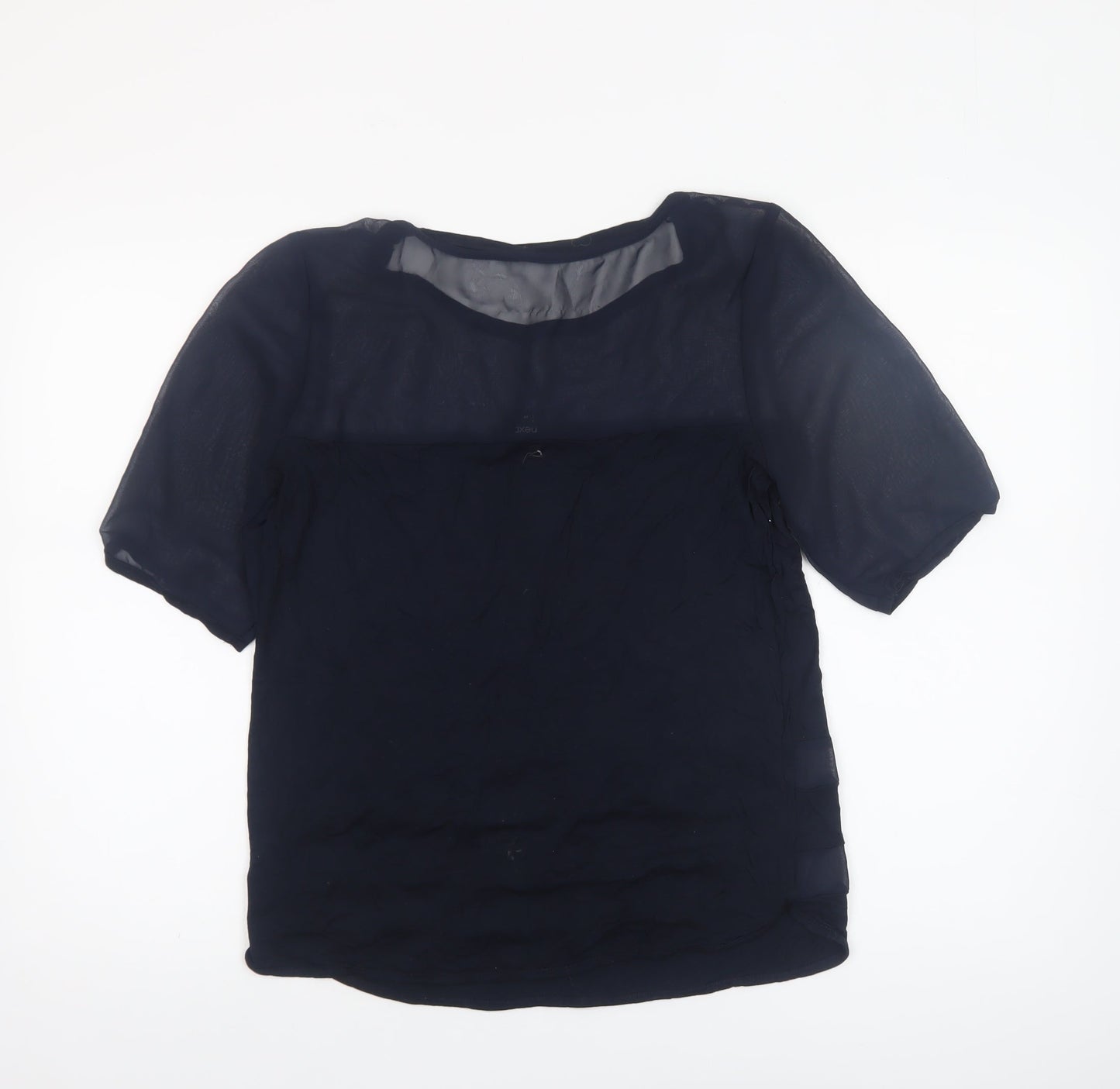 Womens UK Size 12 NEXT Blue Tunic Blouse