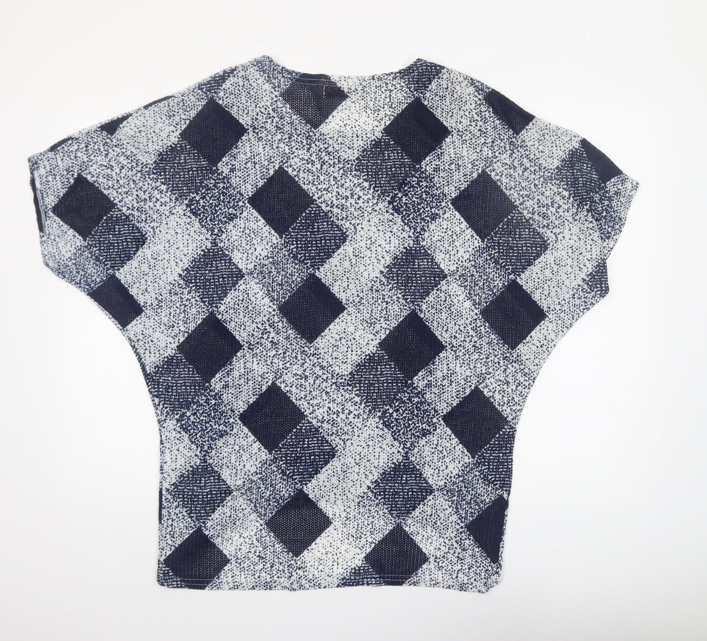 Womens UK Size S Mirumi Blue Cropped Blouse