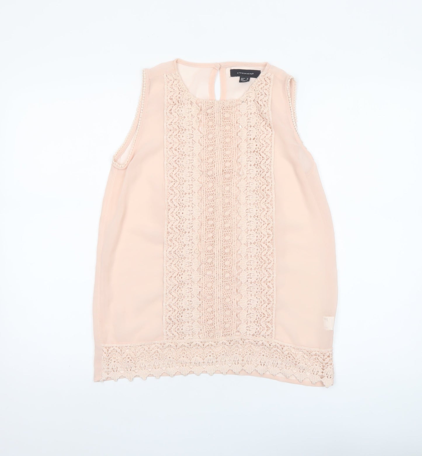 Womens UK Size 10 Atmosphere Beige Camisole Blouse