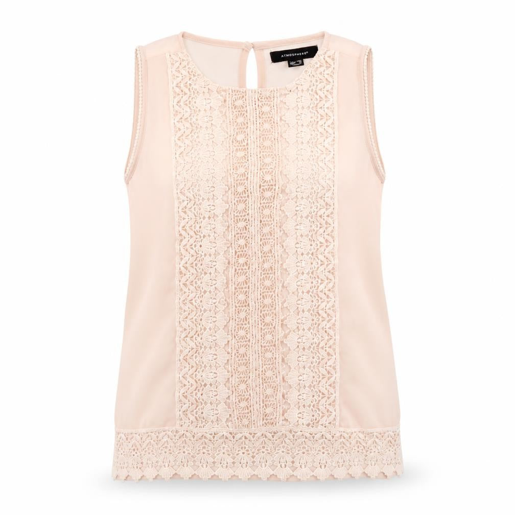 Womens UK Size 10 Atmosphere Beige Camisole Blouse