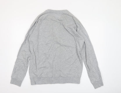 Mens UK Size M Tommy Hilfiger Grey Pullover Sweatshirt