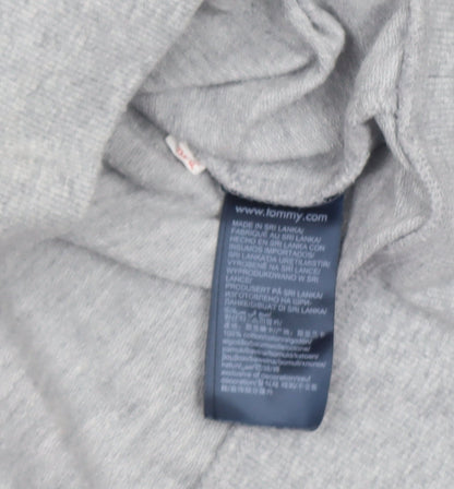 Mens UK Size M Tommy Hilfiger Grey Pullover Sweatshirt