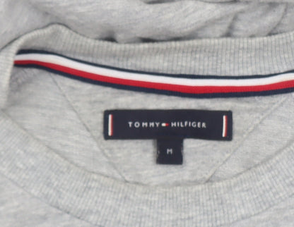 Mens UK Size M Tommy Hilfiger Grey Pullover Sweatshirt