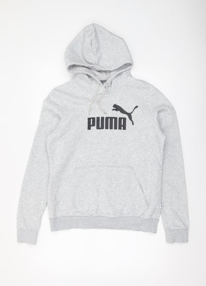 Womens UK Size 14 PUMA Grey Pullover Hoodie