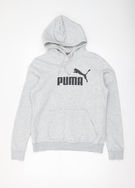 Womens UK Size 14 PUMA Grey Pullover Hoodie