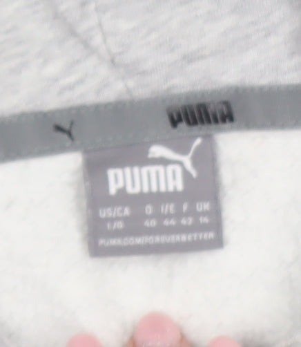 Womens UK Size 14 PUMA Grey Pullover Hoodie