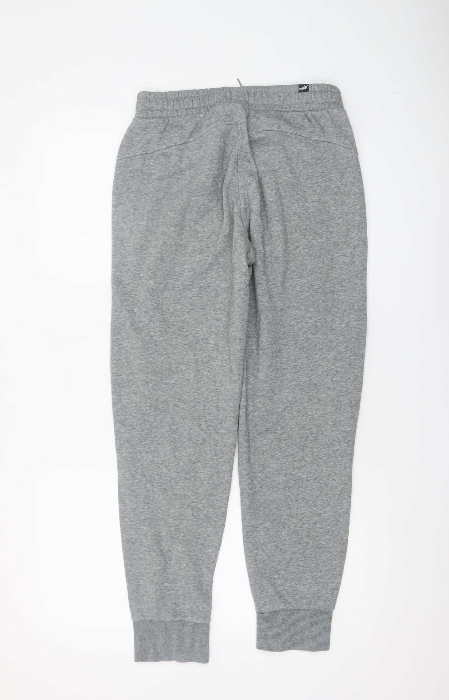 Mens UK Size S PUMA Regular Fit Jogger Grey Trousers