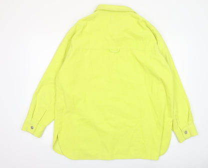 Womens UK Size L Denim Co. Yellow Basic Jacket
