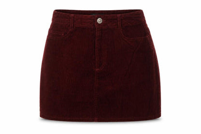 Womens UK Size 10 New Look Straight & Pencil Corduroy Skirt