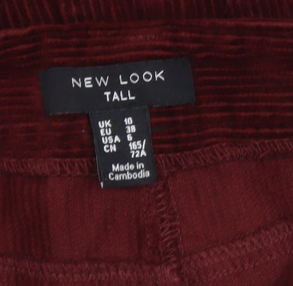 Womens UK Size 10 New Look Straight & Pencil Corduroy Skirt