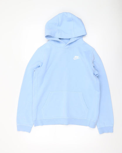 Girls UK Size XL Nike Blue Pullover Hoodie