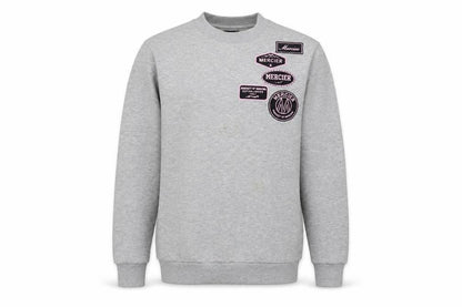 Mens UK Size XS Mercier Grey Pullover Sweatshirt