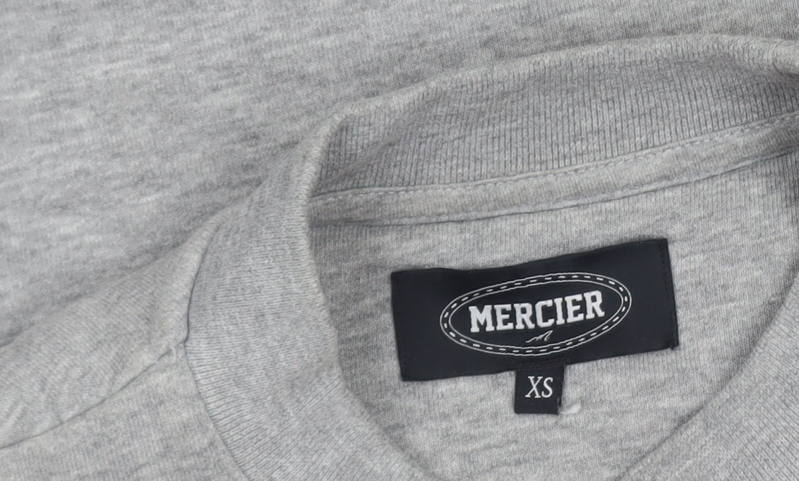 Mens UK Size XS Mercier Grey Pullover Sweatshirt