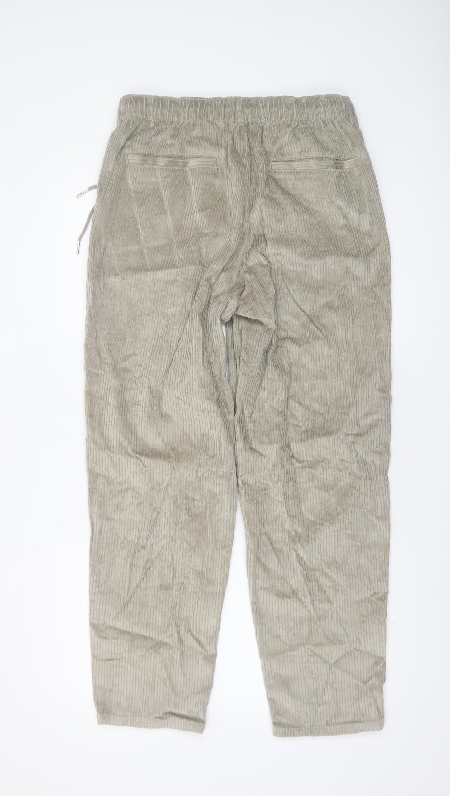 Womens UK Size S ASOS Design Relaxed Fit CasualTravel Beige Trousers