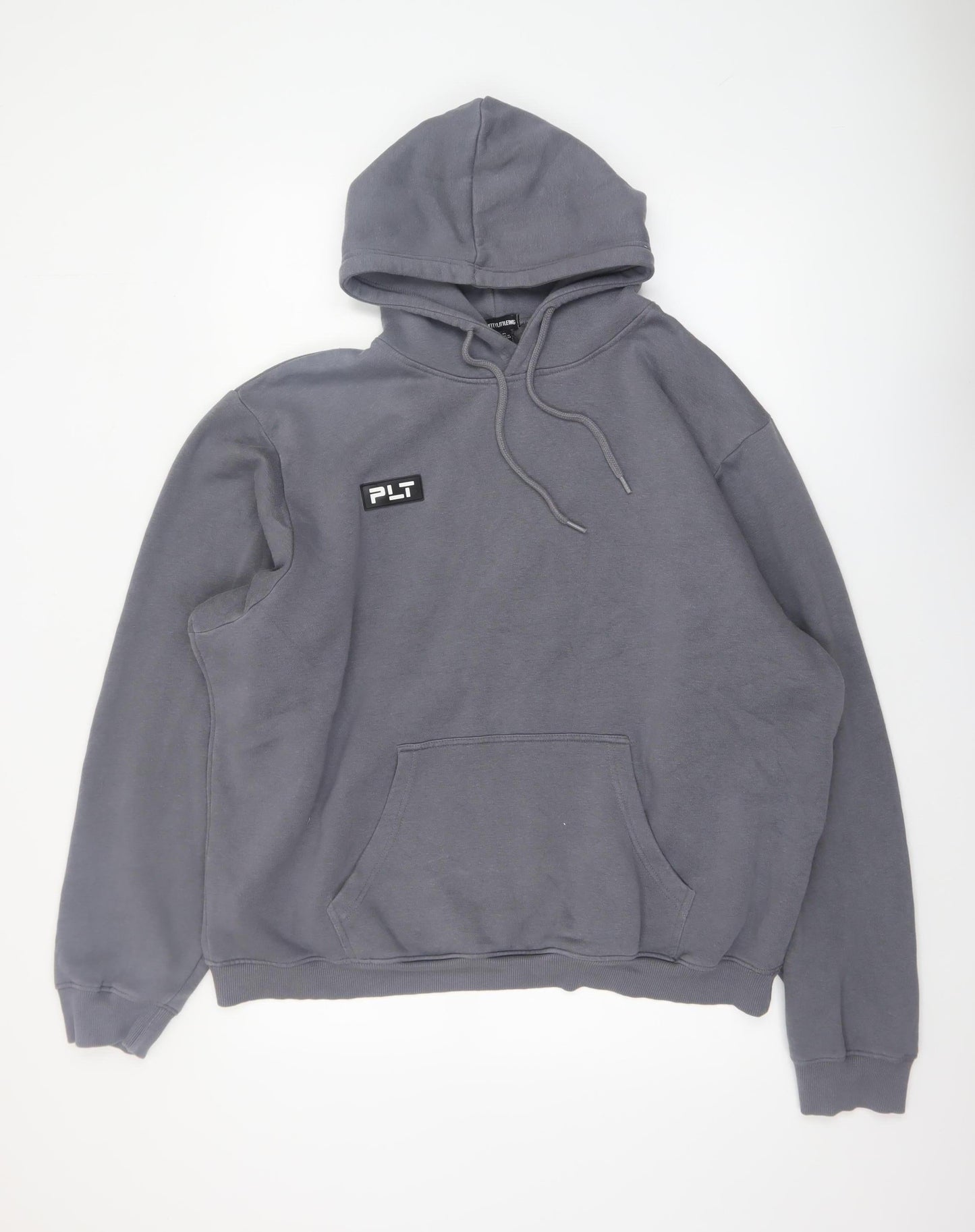 Mens UK Size XL PRETTYLITTLETHING Grey Pullover Hoodie