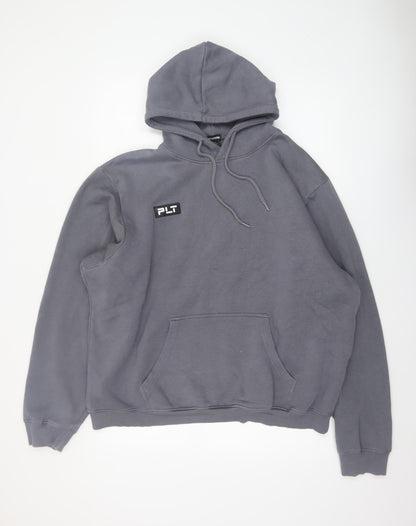 Mens UK Size XL PRETTYLITTLETHING Grey Pullover Hoodie