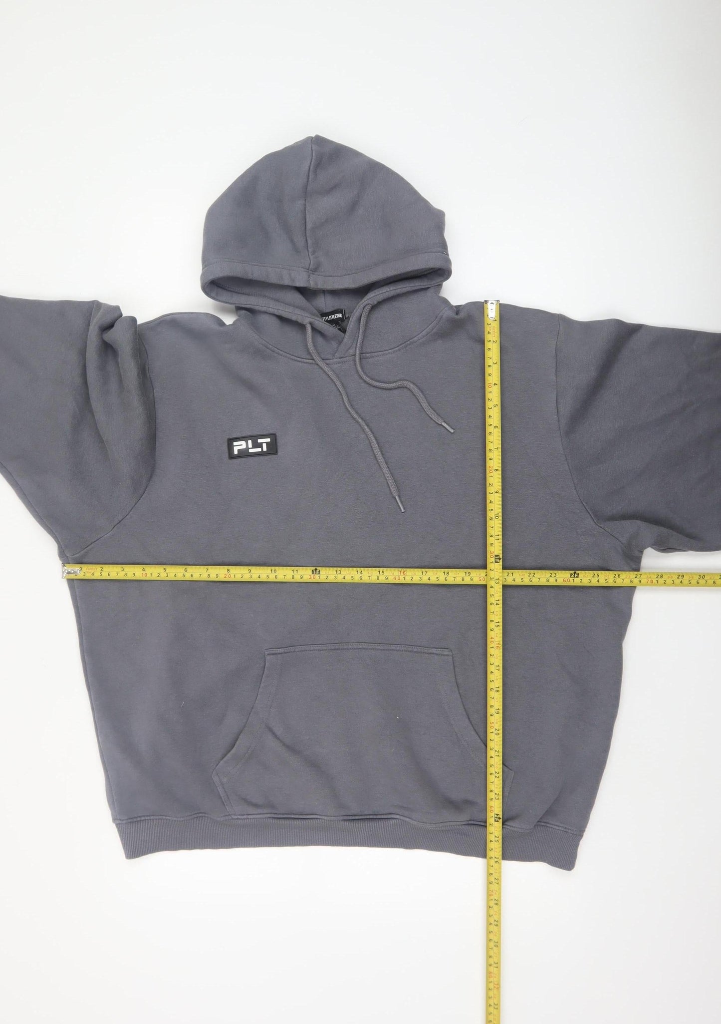 Mens UK Size XL PRETTYLITTLETHING Grey Pullover Hoodie