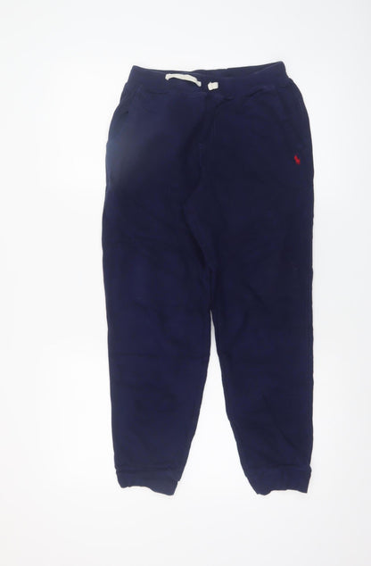 Boys UK Size 14-16 Years Ralph Lauren Regular Fit Jogger Blue Trousers