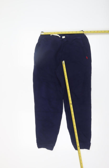 Boys UK Size 14-16 Years Ralph Lauren Regular Fit Jogger Blue Trousers