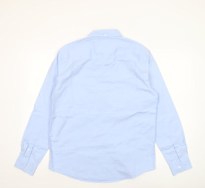 Mens UK Collar Size M Paul Costelloe Living Smart Blue  Dress Shirt