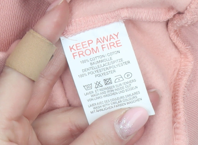 Womens UK Size 20/22 Afibel Pink Pullover Sweatshirt