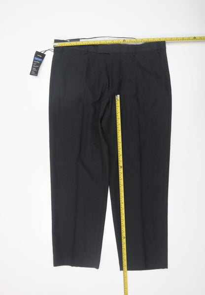 Dunnes Stores Men's Black Tailored Dress Trousers 38W 29L Regular Fit