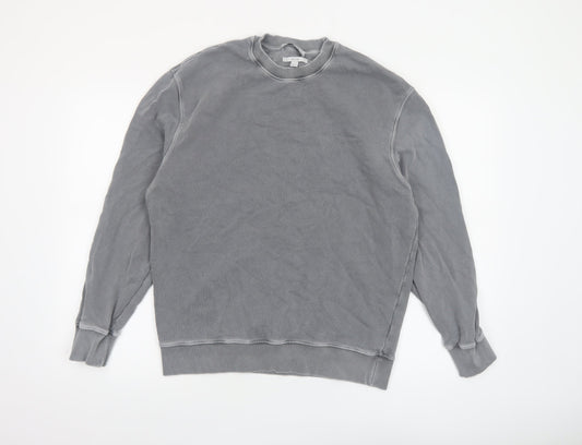 Mens UK Size S COS Grey Pullover Sweatshirt