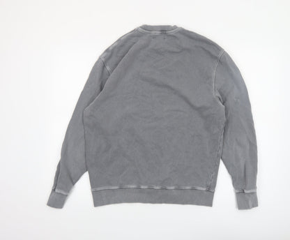 Mens UK Size S COS Grey Pullover Sweatshirt
