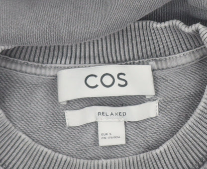 Mens UK Size S COS Grey Pullover Sweatshirt