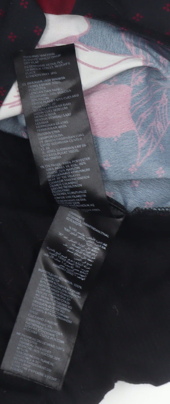 Womens UK Size 10 Debenhams Black Pullover Jumper