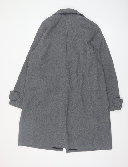 Womens UK Size L Gallery Grey Overcoat