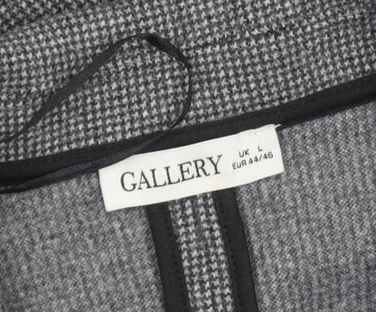 Womens UK Size L Gallery Grey Overcoat
