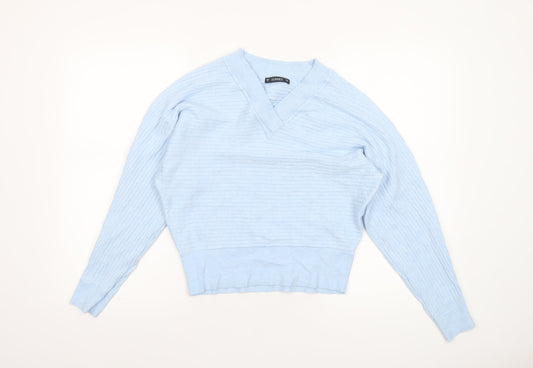 Womens UK Size S Dunnes Blue Pullover Jumper