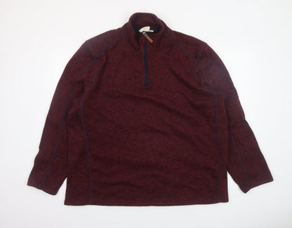 Mens UK Size L Mountain Warehouse Red Pullover Sweatshirt
