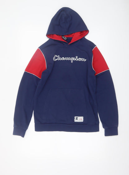 Boys UK Size 13-14 Years Champion Blue Pullover Hoodie