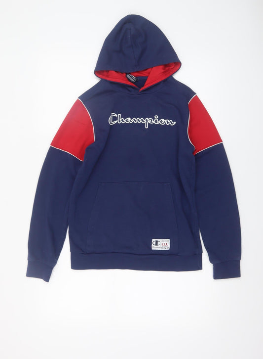 Boys UK Size 13-14 Years Champion Blue Pullover Hoodie