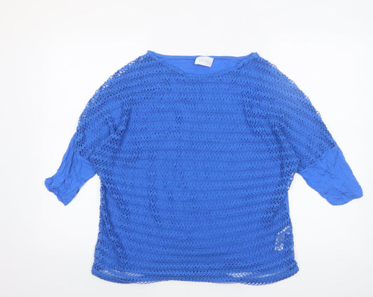 Womens UK Size 16 Savida Blue Camisole Blouse