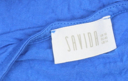Womens UK Size 16 Savida Blue Camisole Blouse